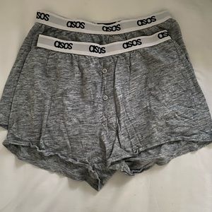 ASOS pajama shorts